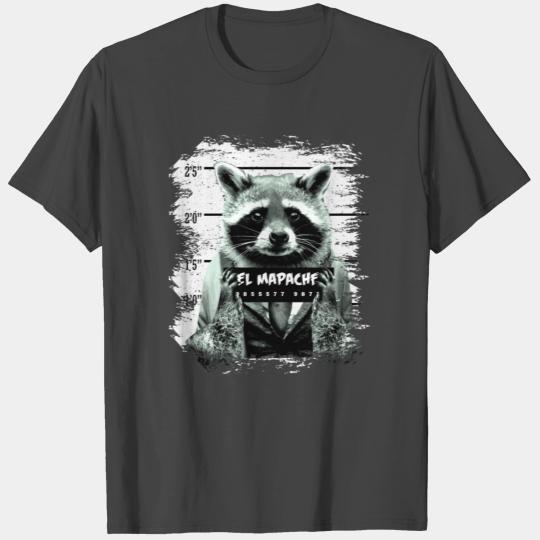 Animal Print Gift El Mapache T Shirts