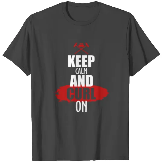 curling idea winter gift curling sports T Shirts