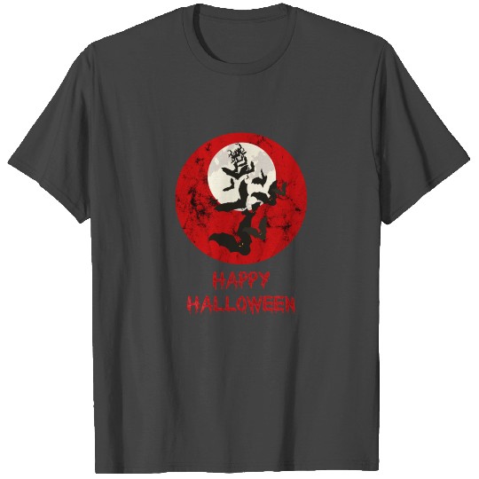 Scary Halloween Bat T Shirts
