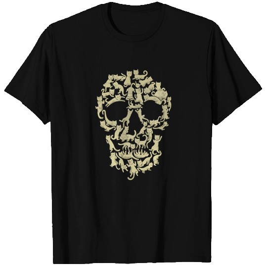 Cat Skull T Shirts