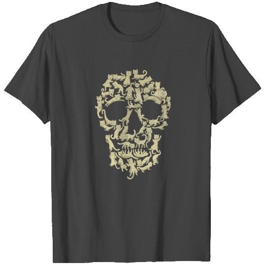 Cat Skull T Shirts