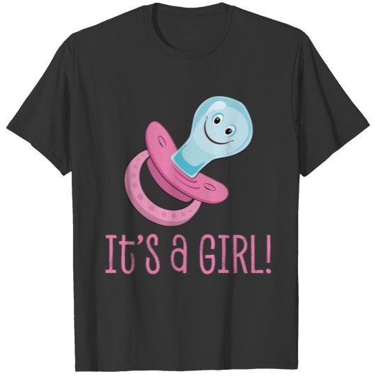 It's A Girl! Baby Shower Gender Reveal Funny Gift Idea T-shirt