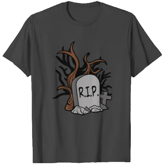 Halloween Gravestone Tombstone T Shirts