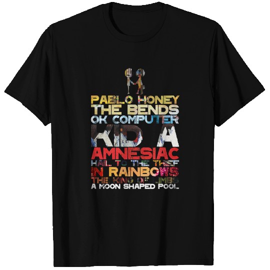 Radiohead Discography T Shirts