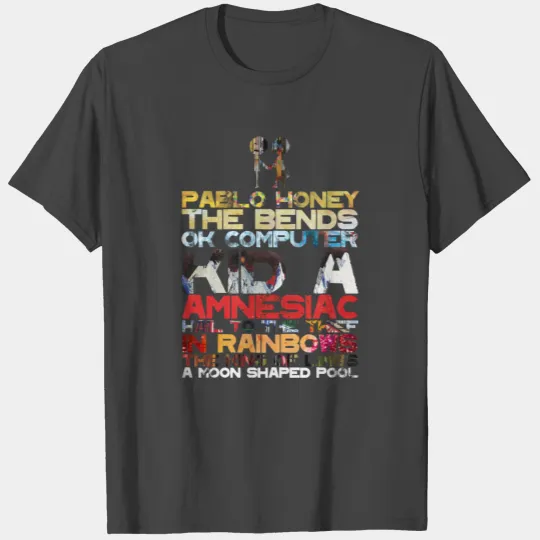 Radiohead Discography T Shirts