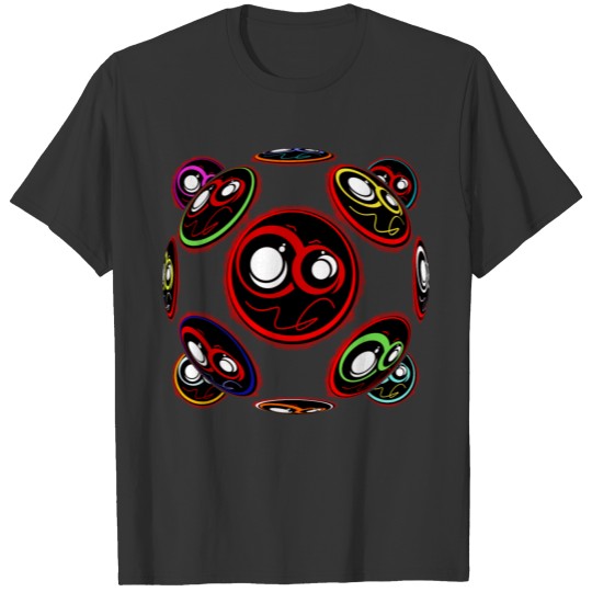 Retro Ambi 3d Ball T Shirts