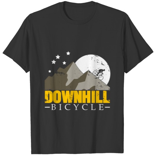 Downhill Bicycle christmas gift teens birthday T-shirt