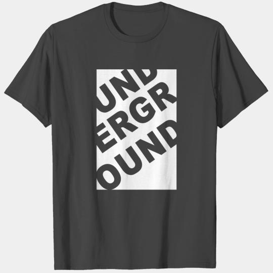 Underground 4 (white box negativ) T Shirts