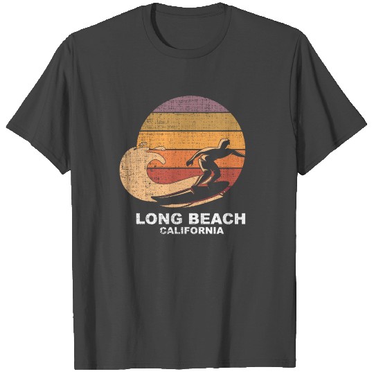 long beach Scaled Design T Shirts