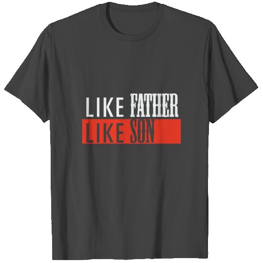 Like Father Like Son Motocross Bik T Shirts