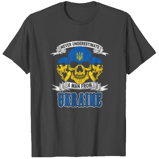 Skull Ukraine Crimea Ukrainian nation T Shirts