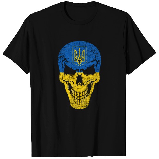 Skull Ukraine Crimea Ukrainian nation T Shirts