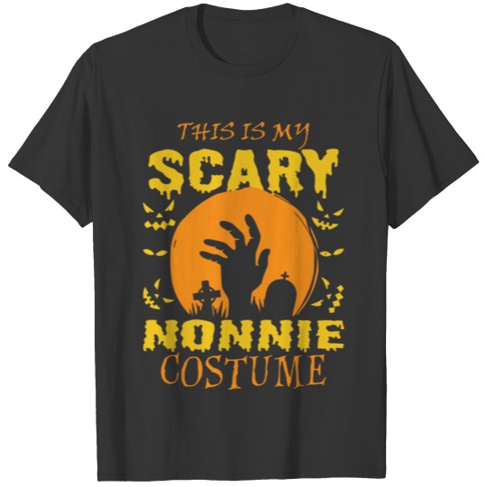 This Is My Scary Nonnie Costume Halloween T-shirt