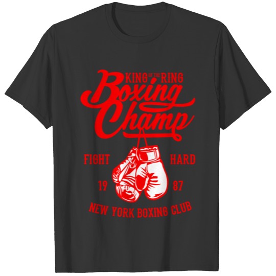 Boxing Champ | FIGHT HARD BOXING CLUB T Shirts