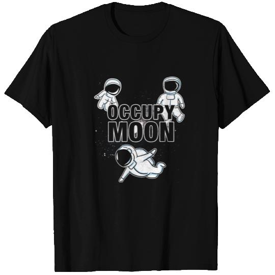 Occupy Moon SpaceX Elon Musk NASA Space Astronomy T Shirts