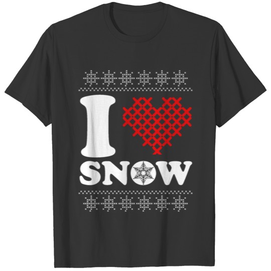 Snow Days Love Winter Gift T-shirt