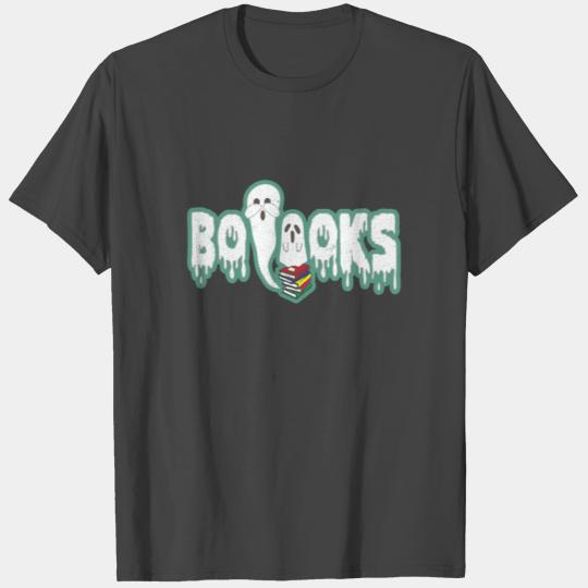 Booooks Book Reading Costume Halloween Ghost Gift T Shirts