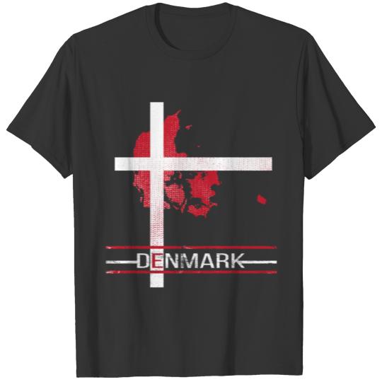 Map of Denmak T-shirt
