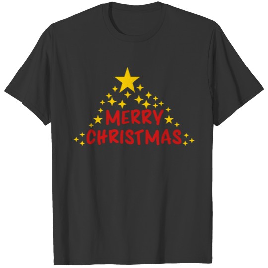 Christmas tree Fir tree Fir stars Merry Christmas T-shirt