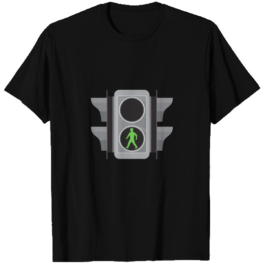 Traffic Light Man Walking T Shirts