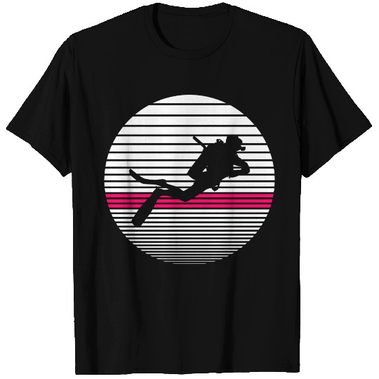 Diving Girl scuba Diving lady T Shirts