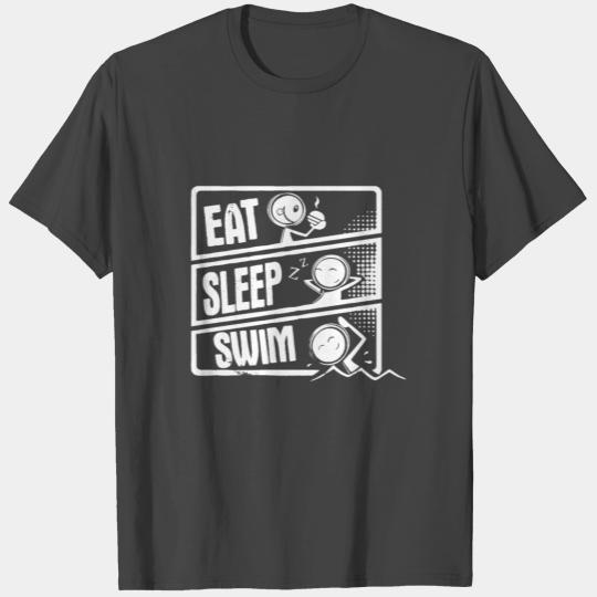 swimming swim team Eat sleep swim Gifts for Dad Sc T Shirts