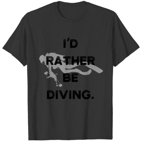 Diver Diving Shirt Scuba Diving Apnoe Diver Gift T-shirt