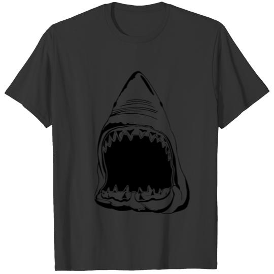 Shark Jaws Face Womens Animal Animal Clothing Anim T Shirts