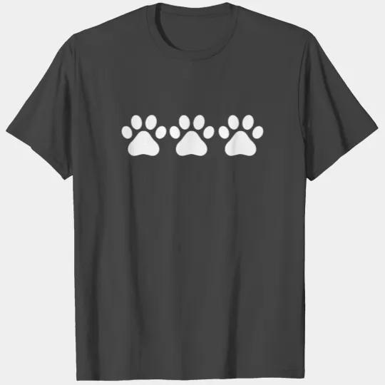 Paws GLITTER Womens T Shirts Animals Dog Cat Bling Cute