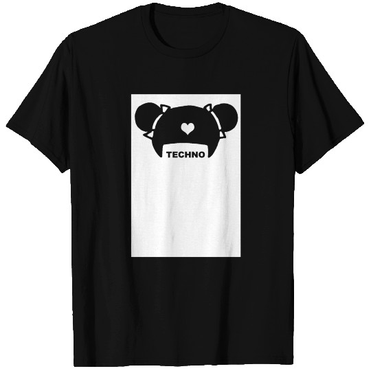 Techno Hair underground minimal techno minimal T Shirts