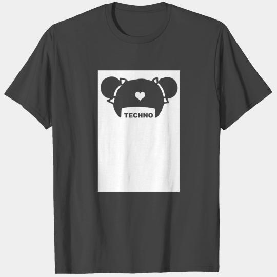Techno Hair underground minimal techno minimal T Shirts