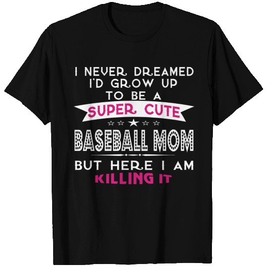 A Super cute Baseball Mom T Shirts