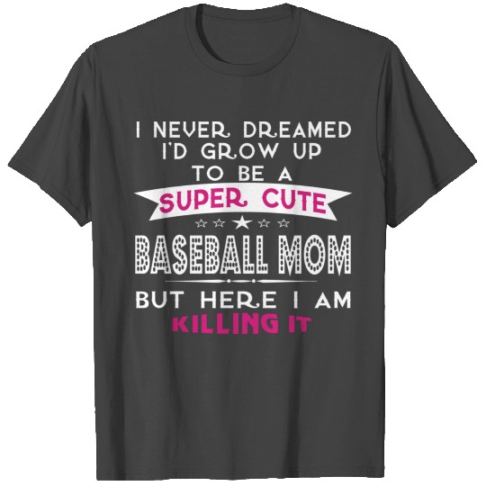 A Super cute Baseball Mom T Shirts