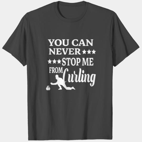 Curling Athlete T Shirts