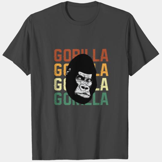 Gorilla Ape Monkey zoo gift T Shirts