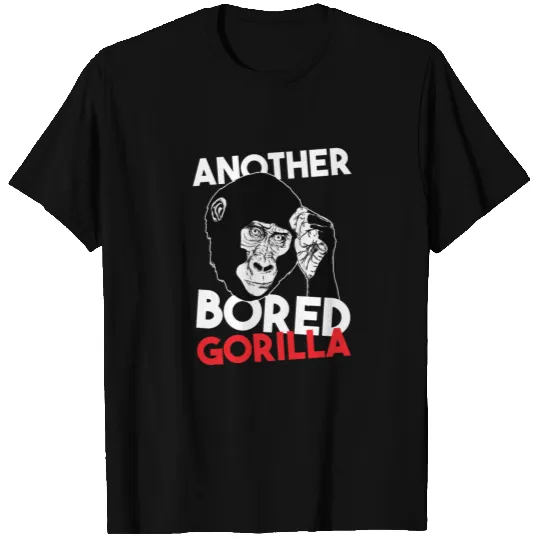 Bored Gorilla Monkey Ape gift T Shirts