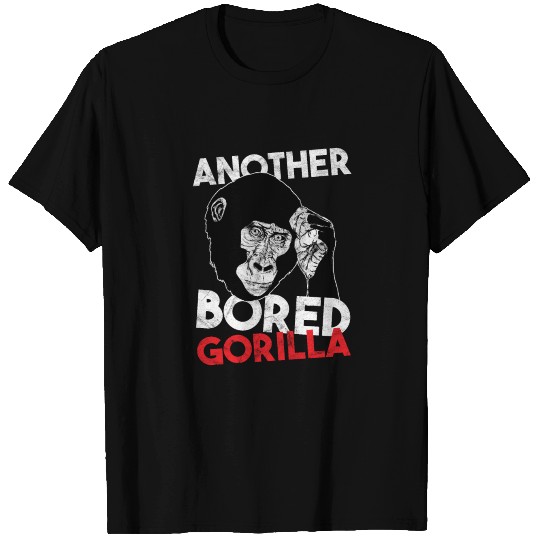 Bored Gorilla Monkey Ape gift T Shirts