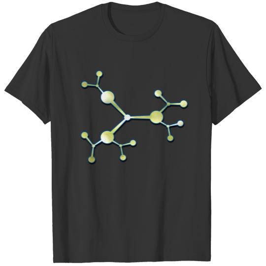 Gold Molecule T-shirt