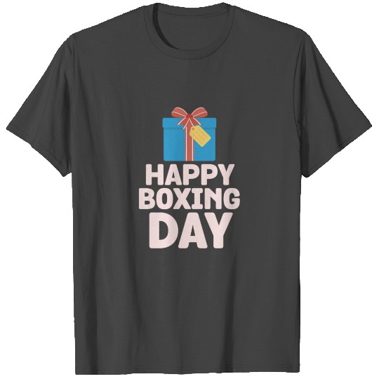 Happy Boxing Day December 26 Christmas Box Holiday T Shirts