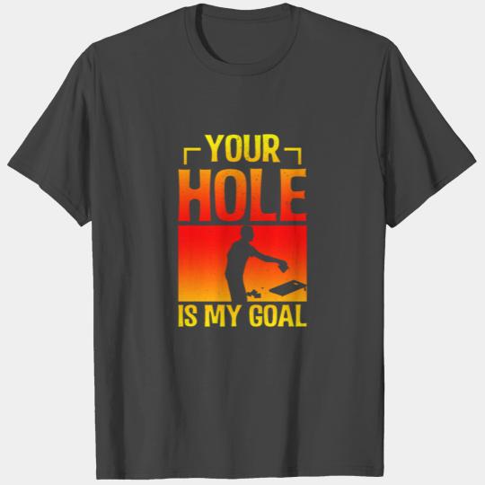 Cornhole Game Goal Sand Sack Sport Corn Hole T Shirts