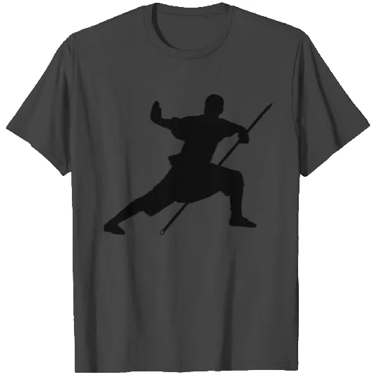 Kung Fu Silhouette T Shirts