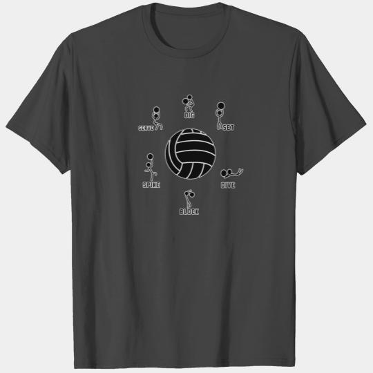 volleyball sport moves cool sports gift idea T Shirts