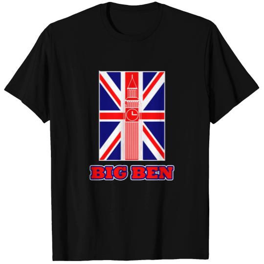 Big Ben on Flag T Shirts
