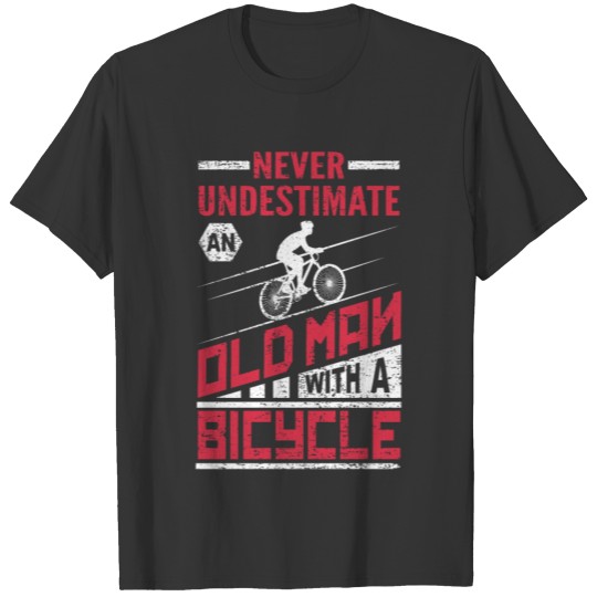 Old Man in Bicycle T-shirt