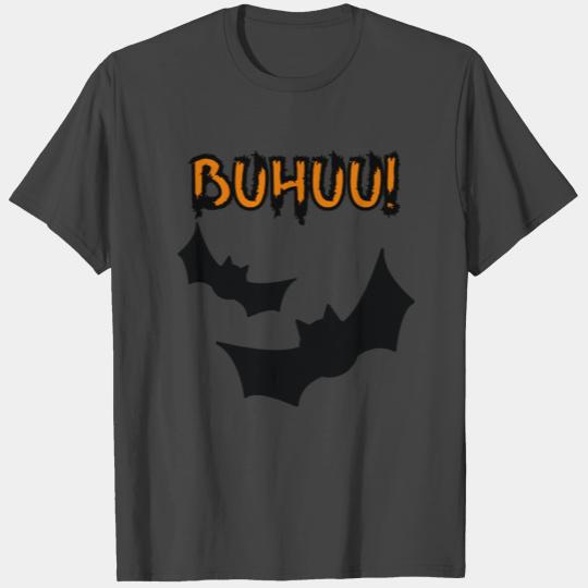 Halloween bat Buhuu! orange T Shirts