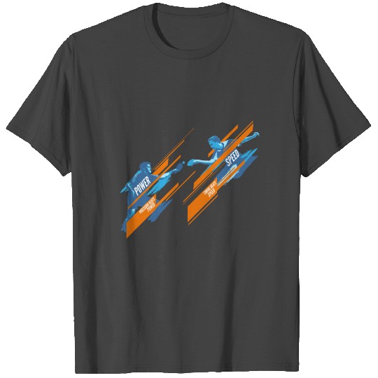 Power and Speed Play Ping Pong Championship T Shirts