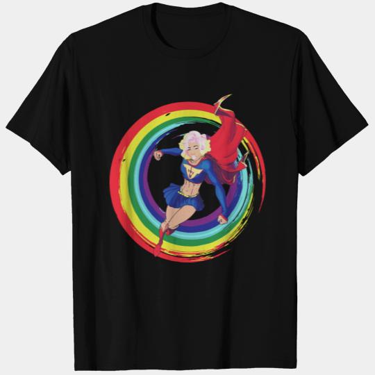 Rainbow Rap Girl Super Hero LGBT Rights Pride T Shirts