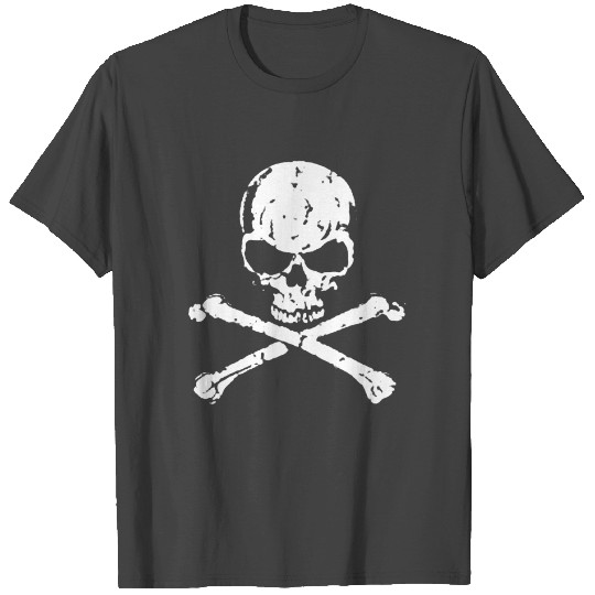 Skull Crossbones Mechanics Work Biker Jolly Roge T Shirts