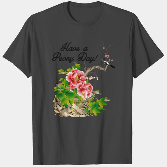 Funny Peony - Colorful Bouquet Pink Flower Bloom T Shirts