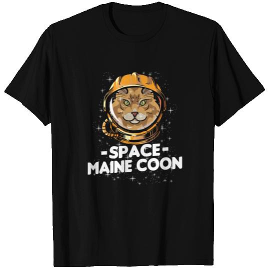 Space Maine Coon Outer Space Galaxy Kitty Cat Gift T Shirts